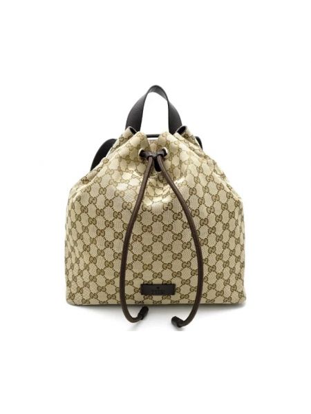 Beżowy plecak Gucci Vintage