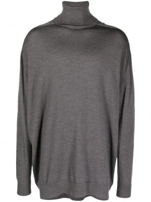 Вълнен пуловер Société Anonyme сиво