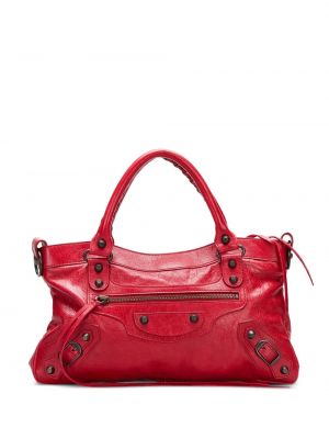 Klasická shopper kabelka Balenciaga Pre-owned červená