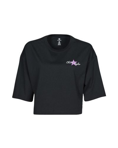 T-shirt w kwiaty Converse, сzarny