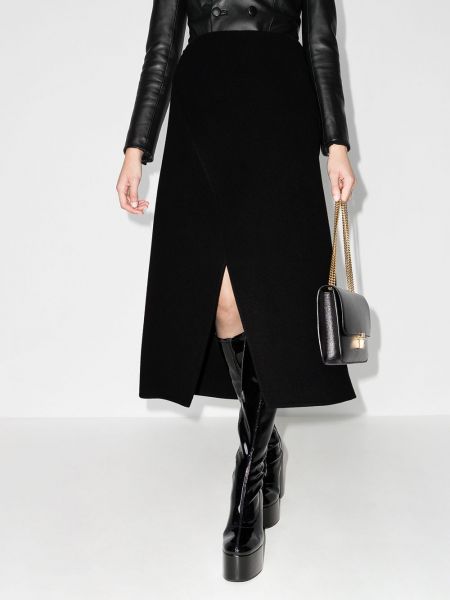 Falda midi Givenchy negro
