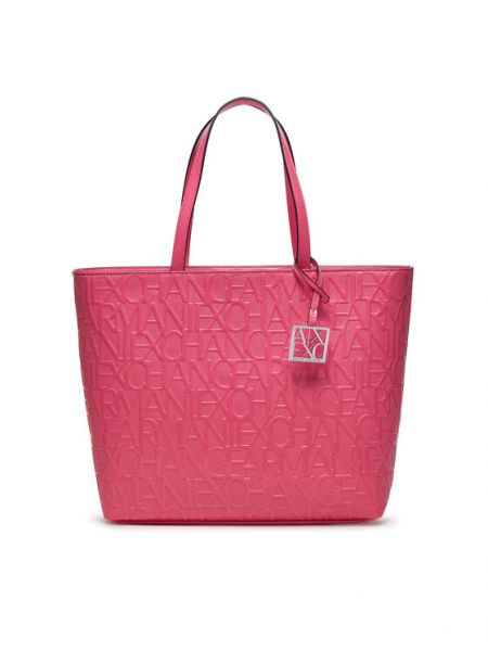 Shopper torbica Armani Exchange ružičasta