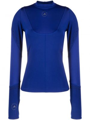 Tričko Adidas By Stella Mccartney modrá