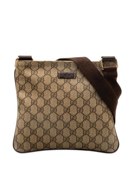 Crossbody torbica bez pete Gucci Pre-owned smeđa