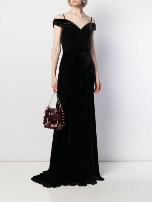 Vestido de noche Maria Lucia Hohan negro