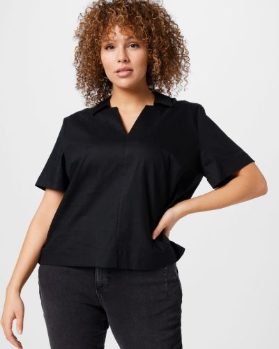 Блуза Calvin Klein Curve черно