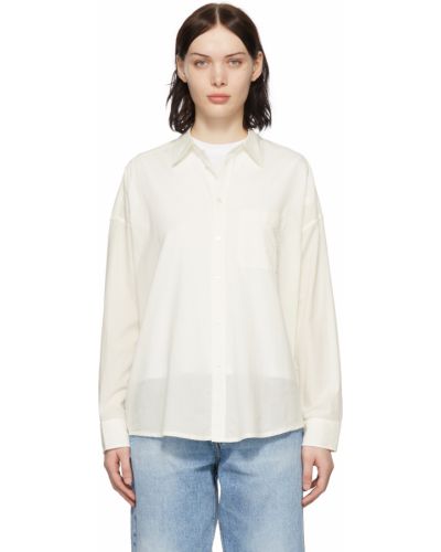 Biała koszula bawełniana 6397, biały
