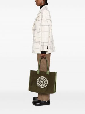 Filz shopper handtasche Karl Lagerfeld grün