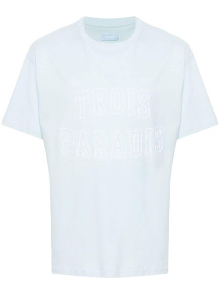 Bavlnené tričko s výšivkou 3.paradis