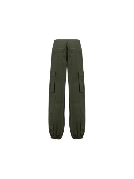 Spodnie cargo bawełniane Aniye By zielone