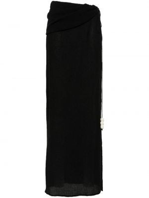 Asymetrická sukňa Magda Butrym čierna