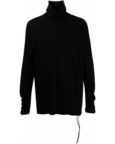 Jersey de punto de cuello vuelto de tela jersey The Viridi-anne negro