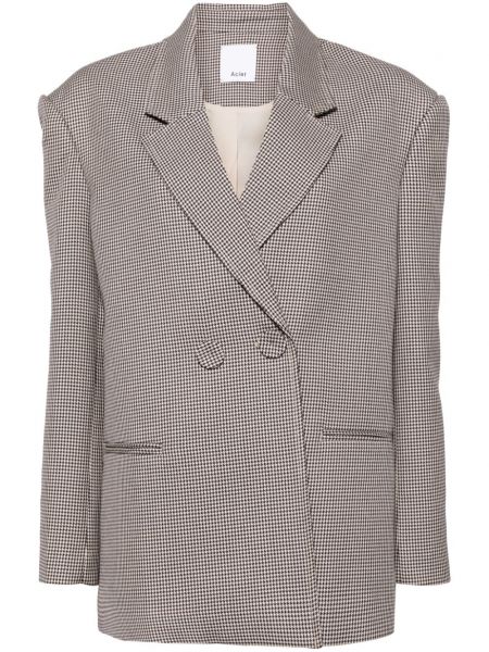 Dobbeltradet blazer Acler brun