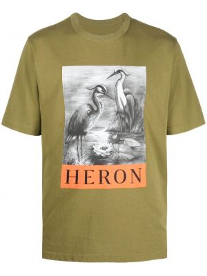 Тениска Heron Preston зелено