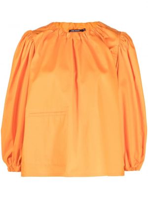 Krage blus med drapering Sofie D'hoore orange