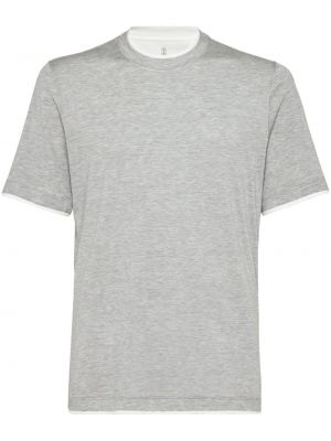 T-shirt mit rundem ausschnitt Brunello Cucinelli