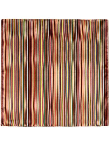 Разноцветный нагрудный платок с фирменной полоской Paul Smith