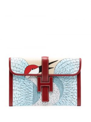 Listová kabelka s potlačou Hermès