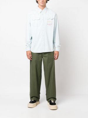 Siuvinėta džinsiniai marškiniai Kenzo