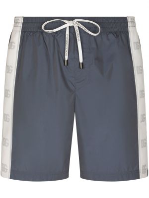 Shorts à imprimé Dolce & Gabbana gris