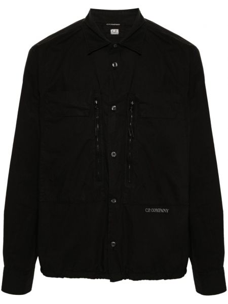 Košeľa s výšivkou C.p. Company čierna