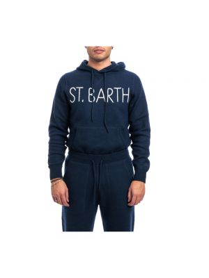 Hoodie Mc2 Saint Barth blau