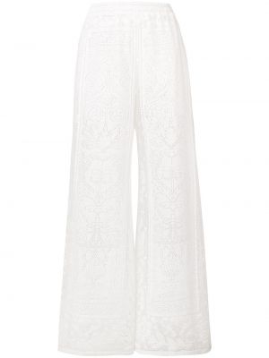 Kalhoty Dolce & Gabbana bílé