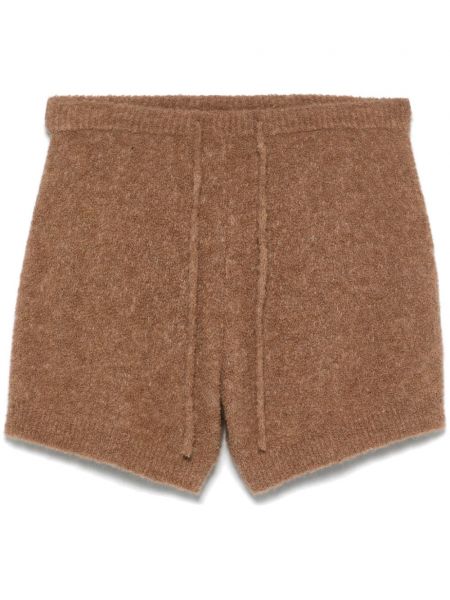 Fleece shorts Roberto Collina brun