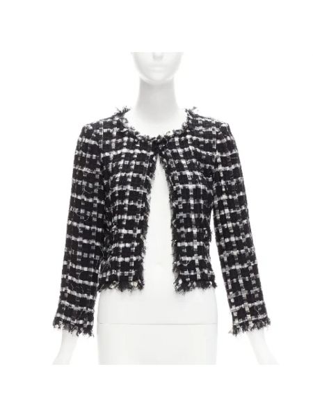 Nylonowa kurtka retro Chanel Vintage czarna
