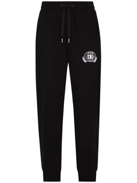 Jogger housut Dolce & Gabbana musta