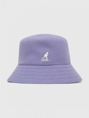 Vlněný klobouk Kangol fialový