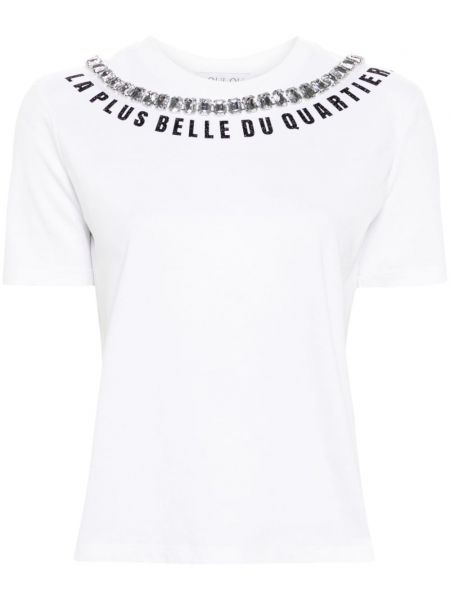 T-shirt Loulou hvid