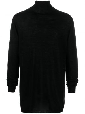 Sweter wełniany Rick Owens czarny