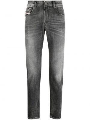 Slim fit skinny fit-jeans Diesel grå