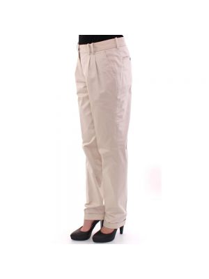Pantalones chinos de algodón Dolce & Gabbana beige
