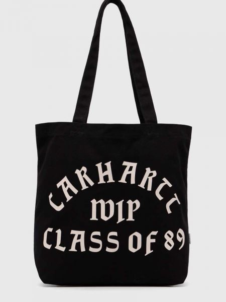Τσάντα shopper Carhartt Wip μαύρο