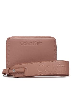 Portafoglio Calvin Klein rosa