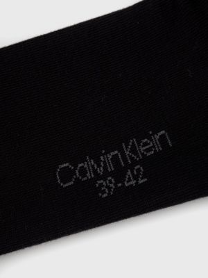 Stopki z nadrukiem Ck Calvin Klein czarne