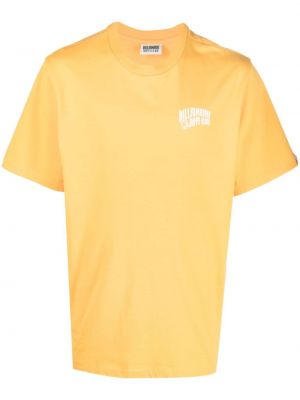 Koszulka bawełniana z nadrukiem Billionaire Boys Club pomarańczowa