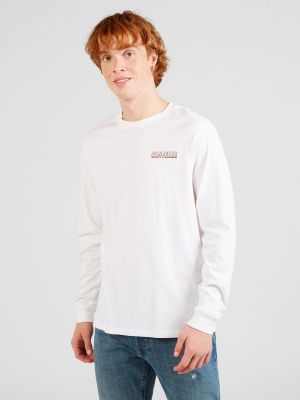 Hviezdne tričko s dlhými rukávmi Converse biela
