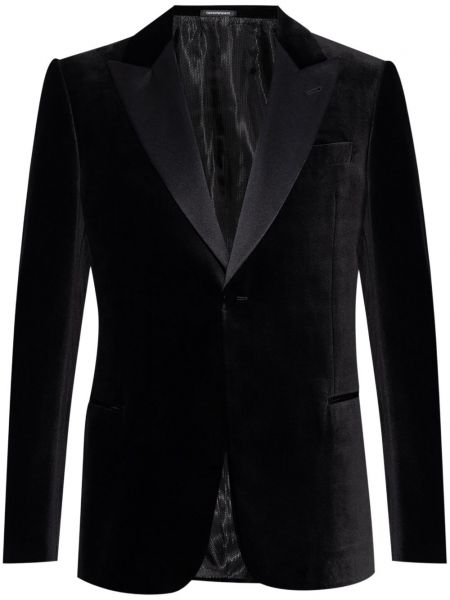 Lang blazer Emporio Armani sort