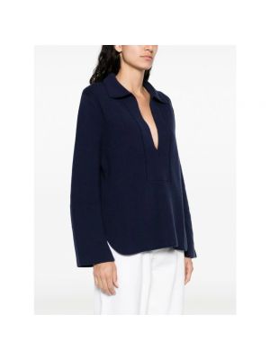 Jersey de lana de cachemir de tela jersey Allude azul