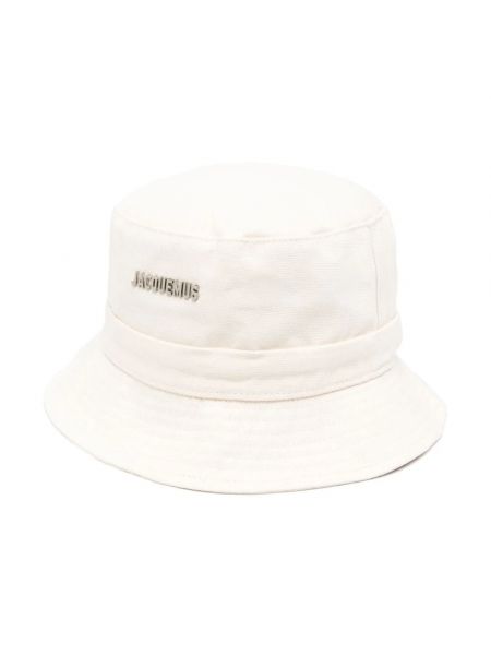 Biały kapelusz Jacquemus