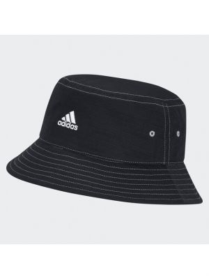 Βαμβακερό καπέλο Adidas μαύρο