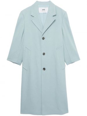 Cappotto di lana Ami Paris blu