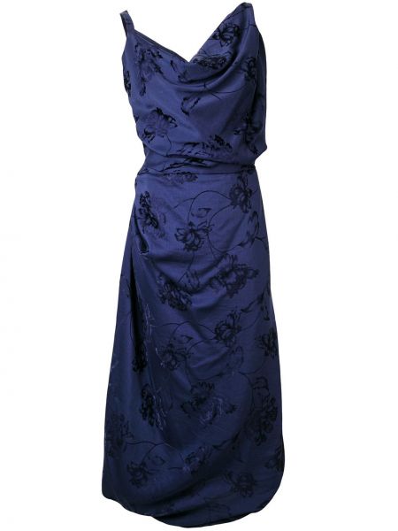 Сукня асиметричного крою Vivienne Westwood, синє
