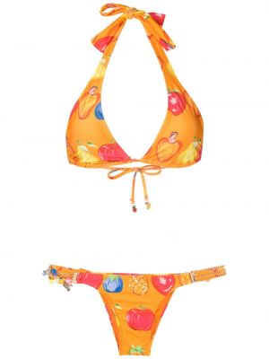 Bikini nyomtatás Amir Slama narancsszínű