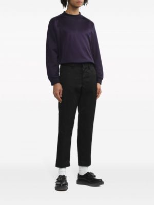 Džersis siuvinėtas džemperis Needles violetinė