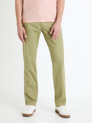 Pantaloni chino Celio verde