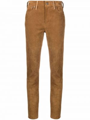 Pantalon slim Polo Ralph Lauren marron